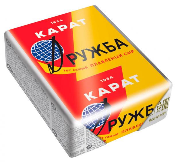 

Сыр плавленый «Карат» Дружба 45%, 90 г