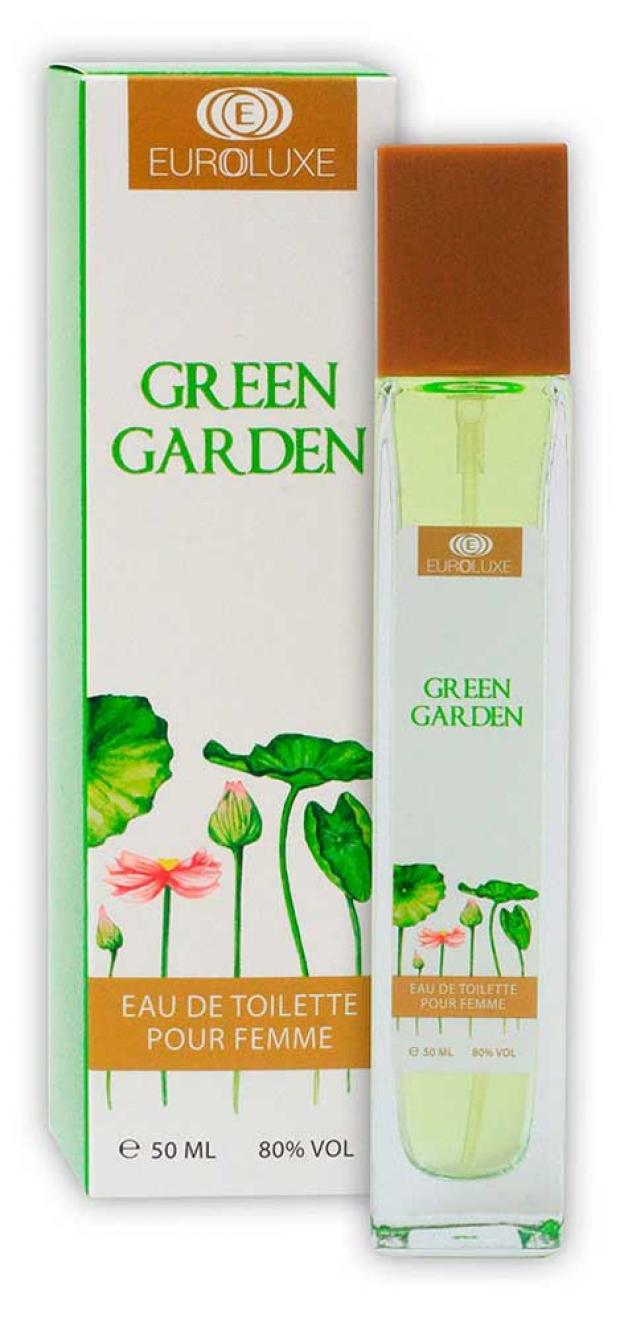 Туалетная вода Euroluxe Green Garden женская, 50 мл 