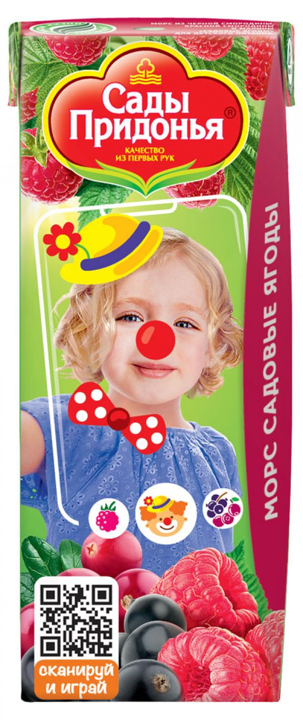 

Морс детский «Сады Придонья» Садовые ягоды, 200 мл