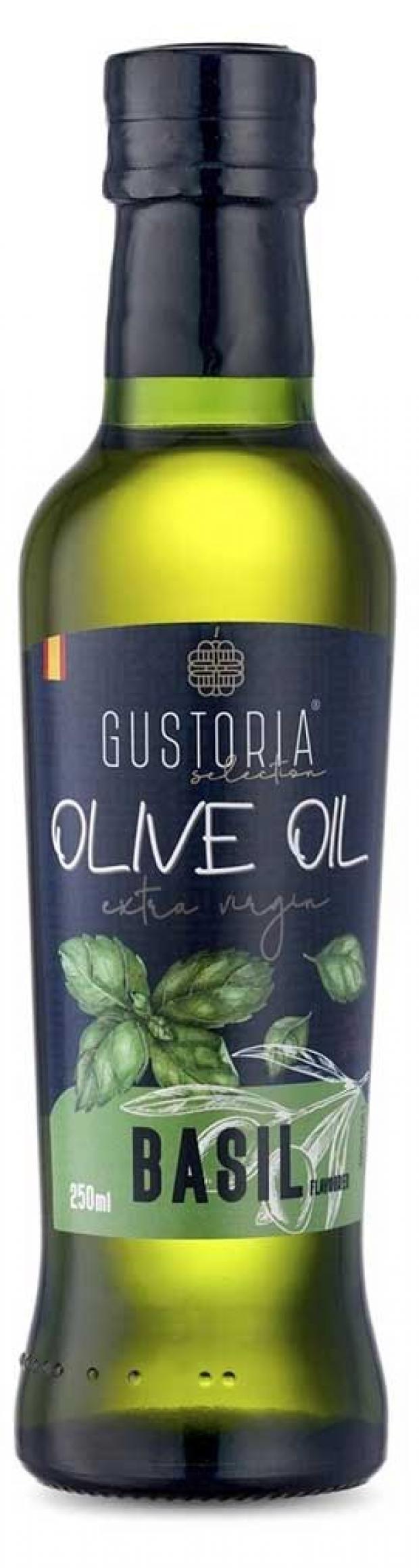 

Масло оливковое Gustoria Extra Virgin с базиликом, 250 мл