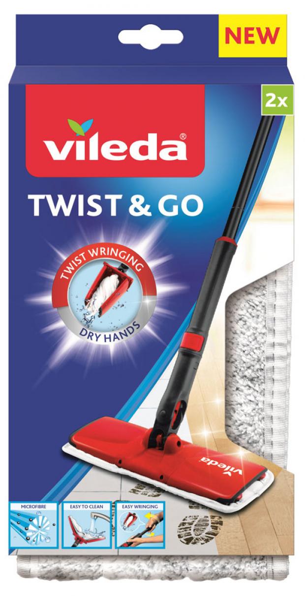 

Набор насадок для швабры Vileda Твист энд Гоу, 2 шт