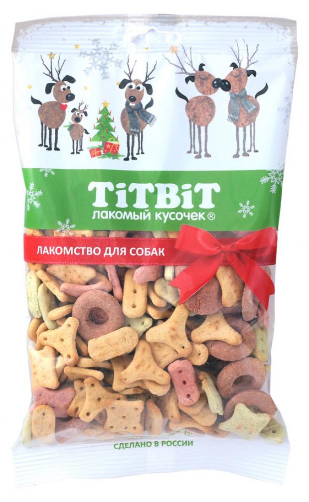 

Лакомство для собак TiTBiT печенье Вкусный праздник, 130 г