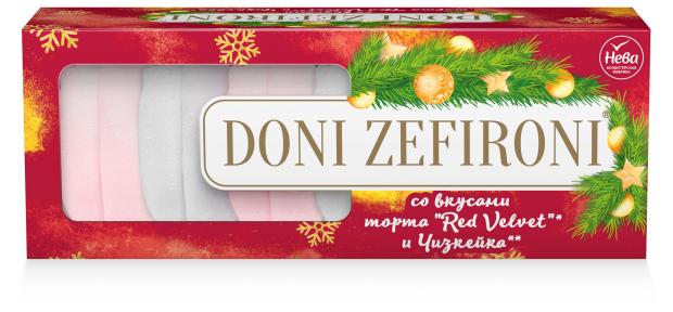 

Зефир Doni Zefironi Ассорти со вкусами торта Red Velvet и сливочного чизкейка, 210 г