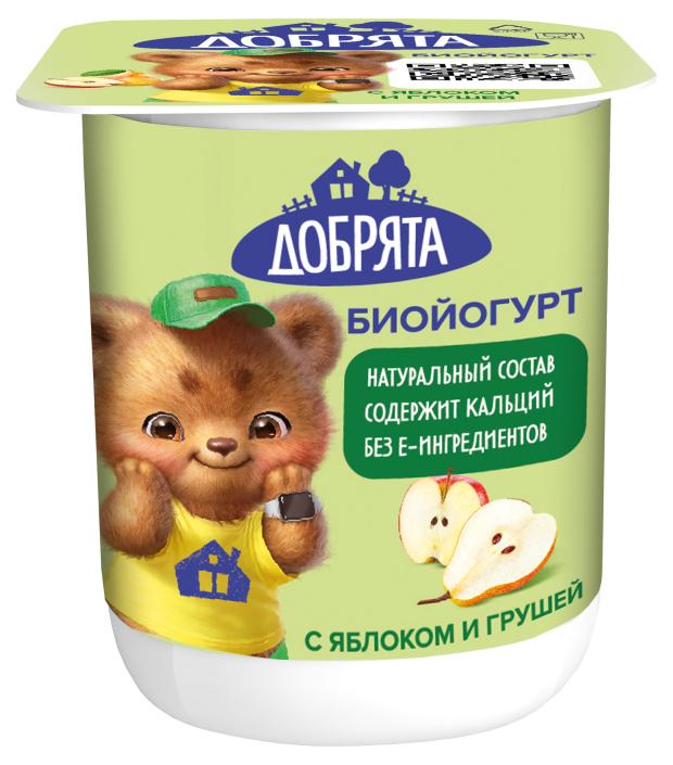 Биойогурт Добрята Яблоко груша, 100 г