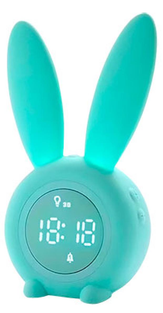 Часы-будильник Soundmax SM-7012 кролик бирюзовый