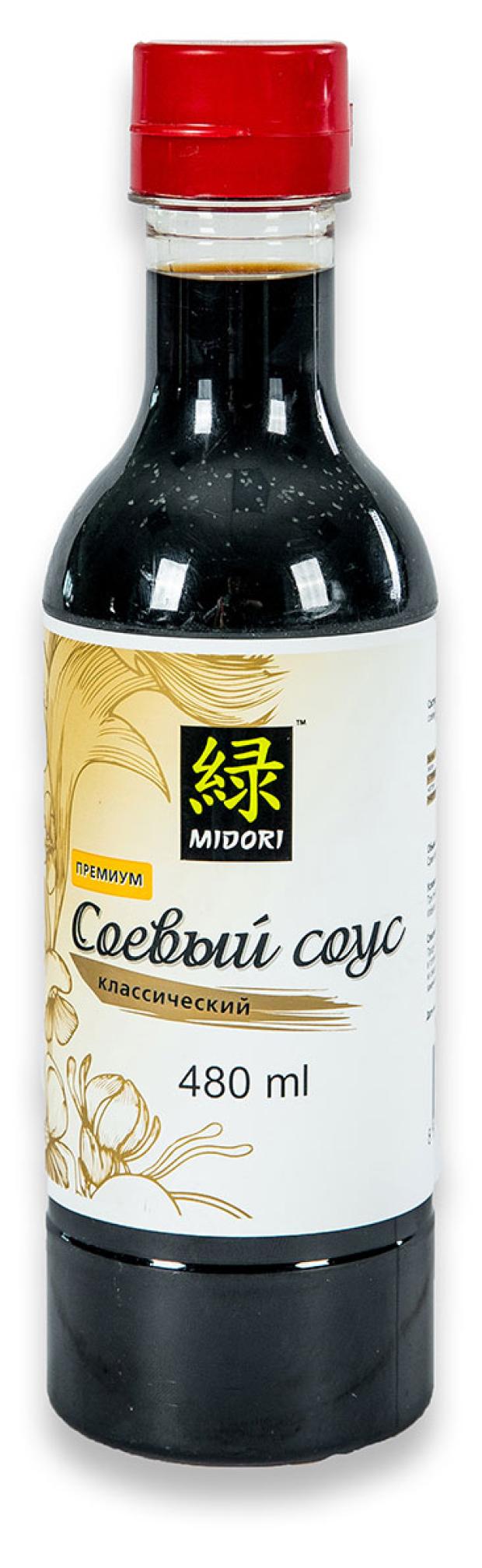 

Соус соевый MIDORI Премиум Классический, 480 мл