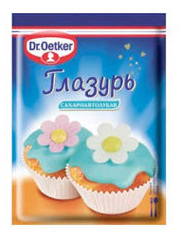 

Глазурь Dr.Oetker сахарная голубая, 100 г