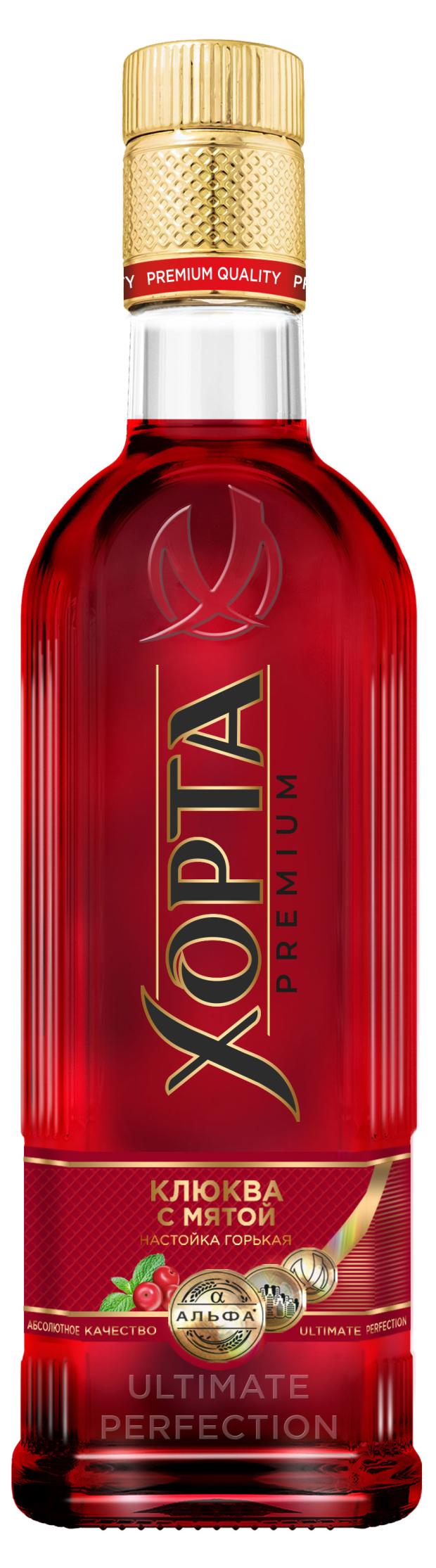 

Водка Хорта Premium Клюква с мятой Россия, 0,5 л