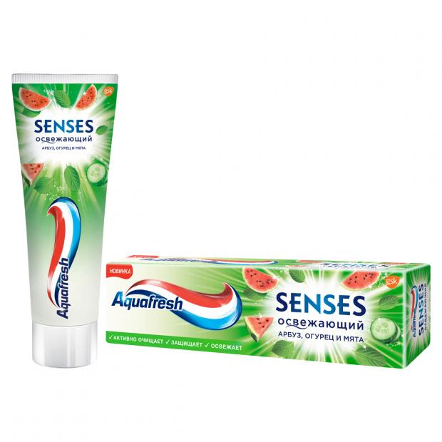 

Зубная паста Aquafresh Senses Освежающий Арбуз, 75 мл