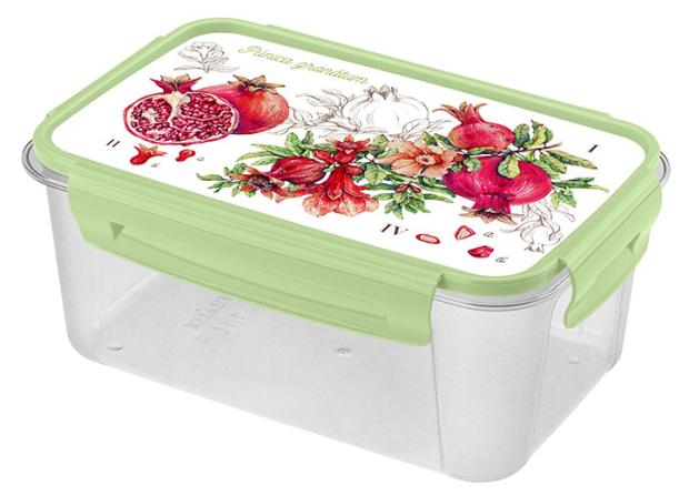 

Контейнер для продуктов Бытпласт Гранат, 1,1 л