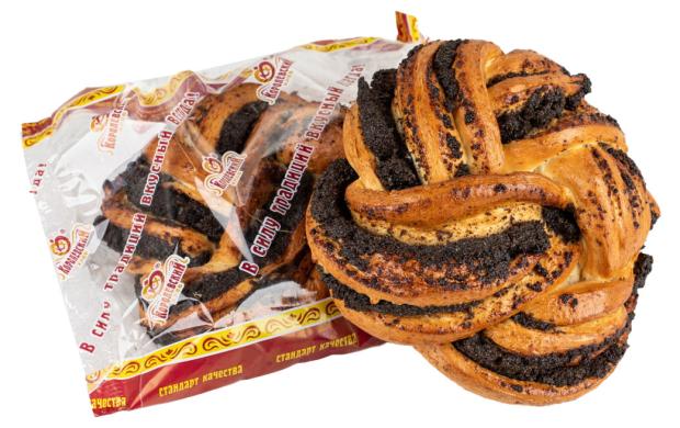 

Витушка Королевский хлеб с маком, 100 г