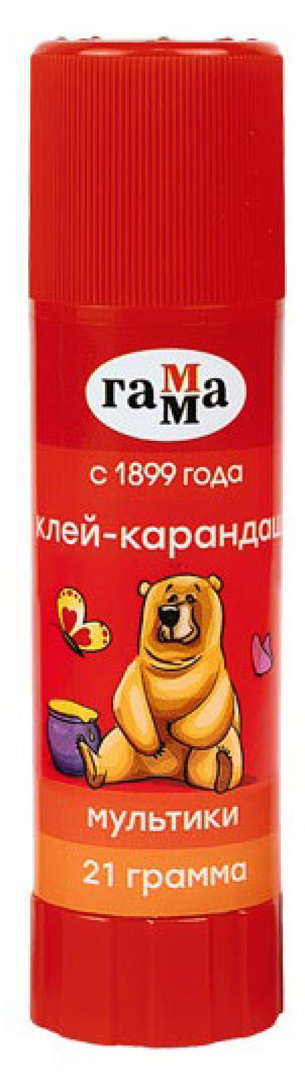 

Клей-карандаш Гамма ПВА Мультики, 21 г