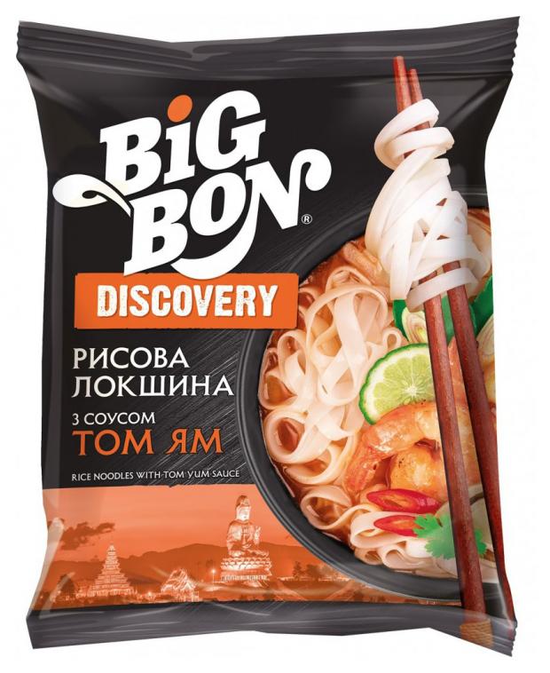 

Лапша BIGBON Discovery рисовая с соусом Том Ям, 65 г