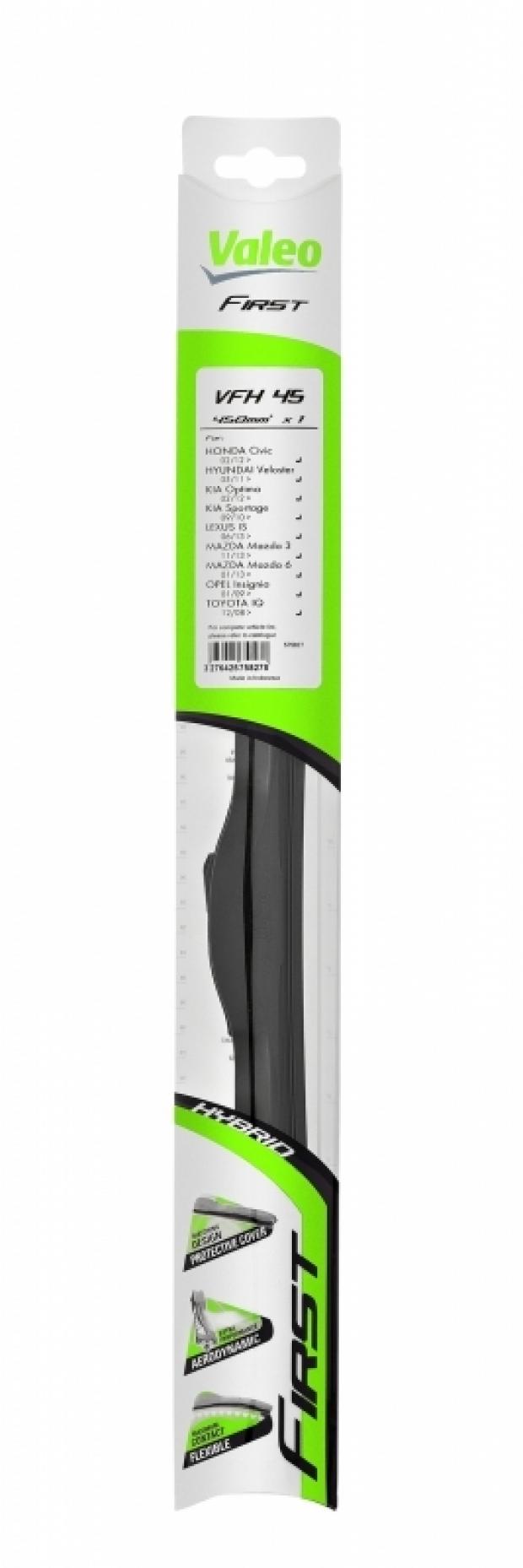 

Щетка стеклоочистителя Valeo гибридная, 450 мм