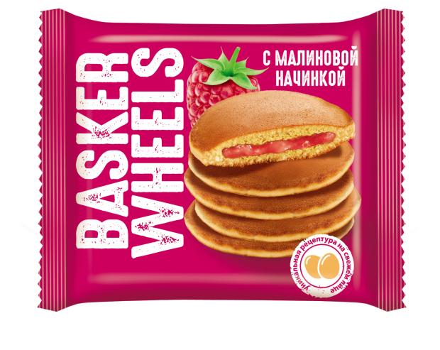 

Пирожное Basker Wheels Pancake с малиновой начинкой, 36 г
