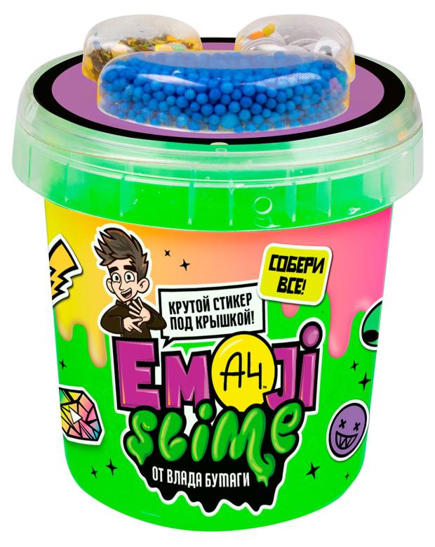

Слайм Slime Emoji зеленый, 110 г