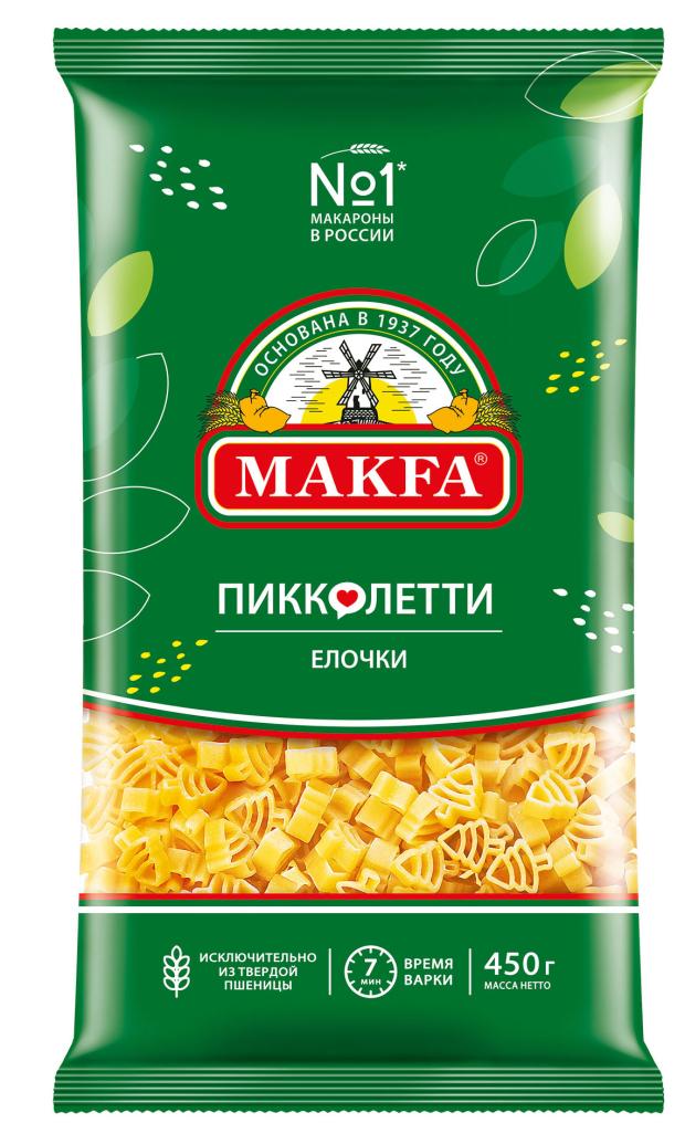 

Макаронные изделия Makfa Пикколетти Елочки, 450 г