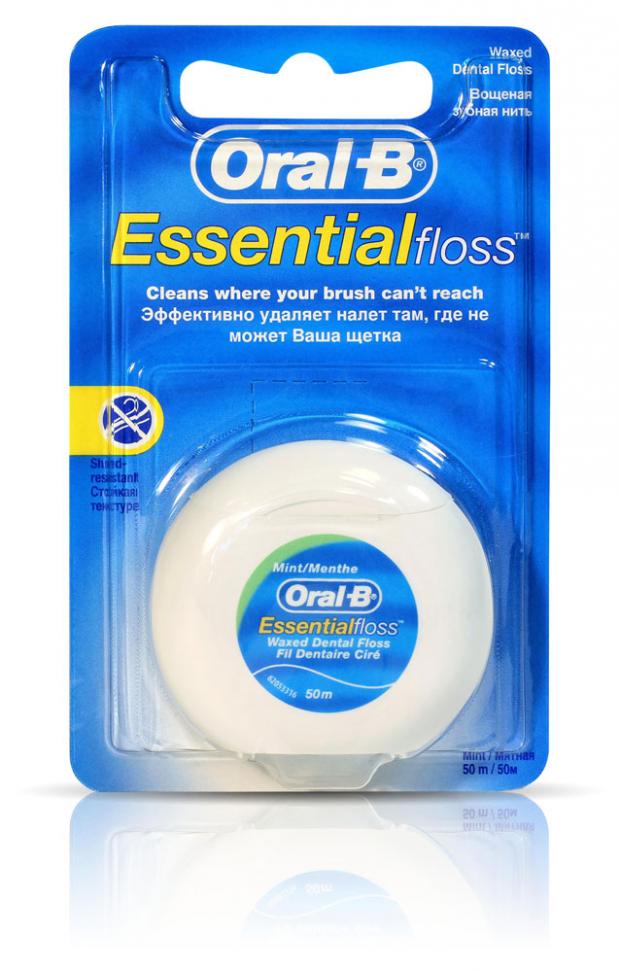 Зубная нить Oral-B Essential floss, 50 м