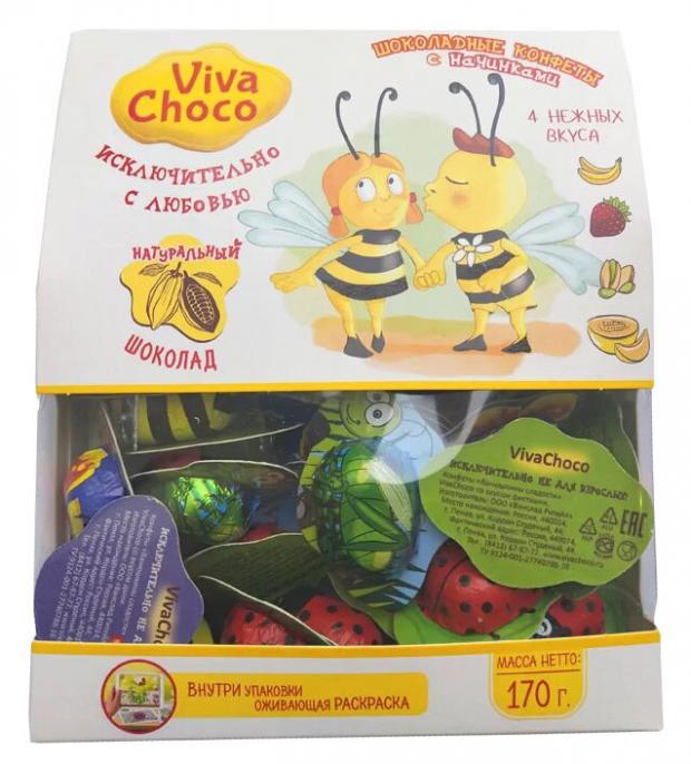 

Конфеты шоколадные VivaChoco Happy Day Ассорти, 170 г