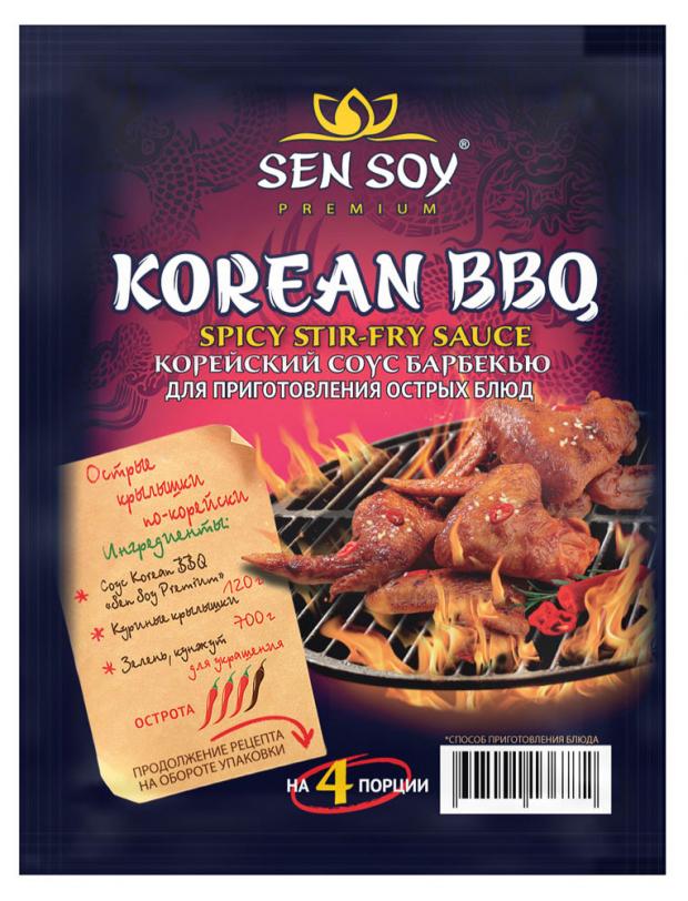 Соус Sen Soy Premium Korean BBQ корейское барбекю, 120 г имбирь маринованный sen soy premium 145 г