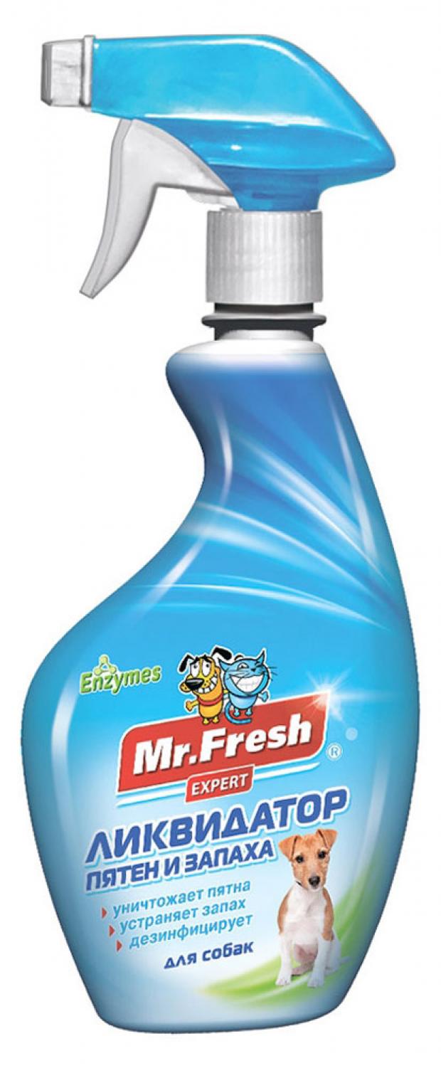 

Спрей для собак Mr.Fresh Expert 3в1 ликвидатор пятен и запаха, 500 мл