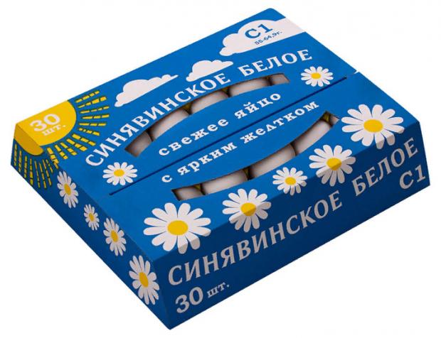 Яйца куриные Синявское С1, 30 шт