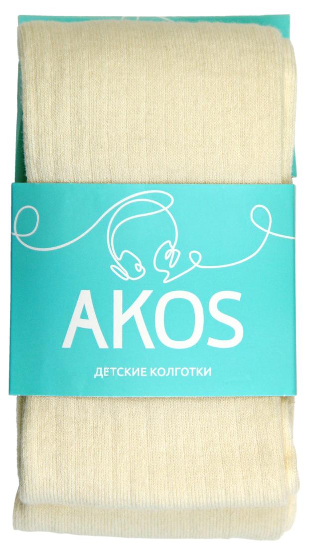 детские колготки бежевые Колготки детские AKOS бежевые, размер 146-152