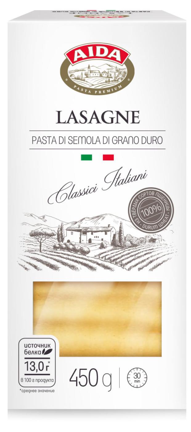 

Макаронные изделия AIDA Lasagne лазанья, 450 г