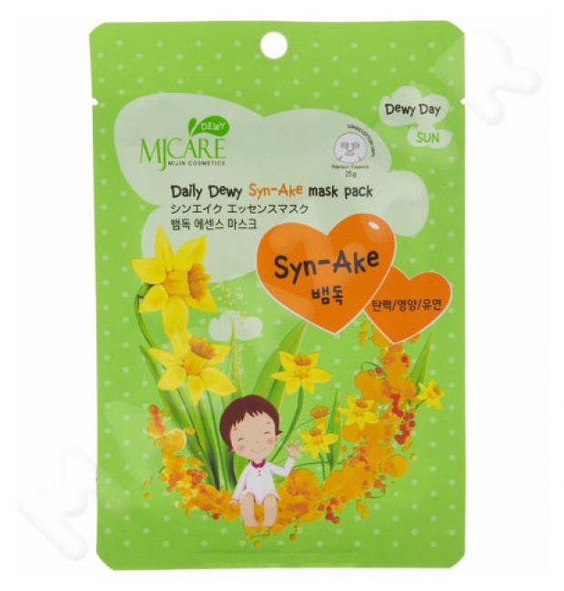 Тканевая маска для лица со змеиным ядом Mijin Care Daily Dew, 25 г