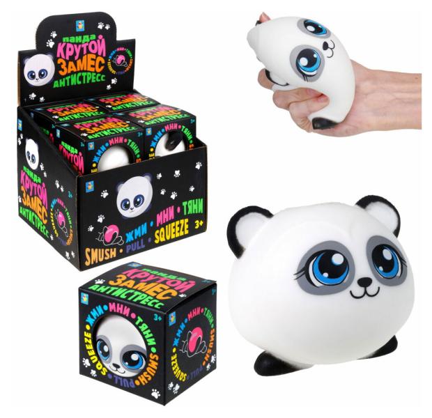 

Игрушка-жмяка 1TOY Крутой замес Панда