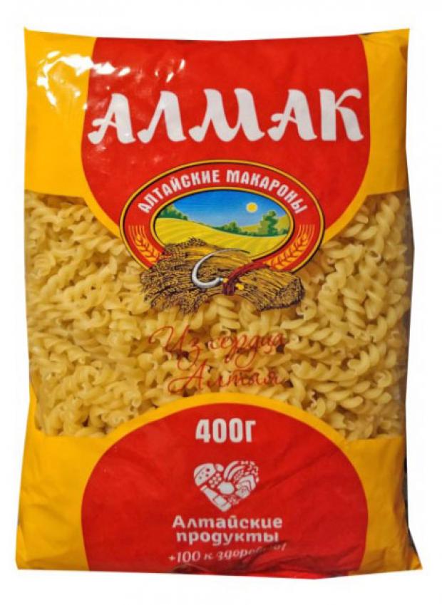 Макаронные изделия Алмак рожки витые, 400 гр