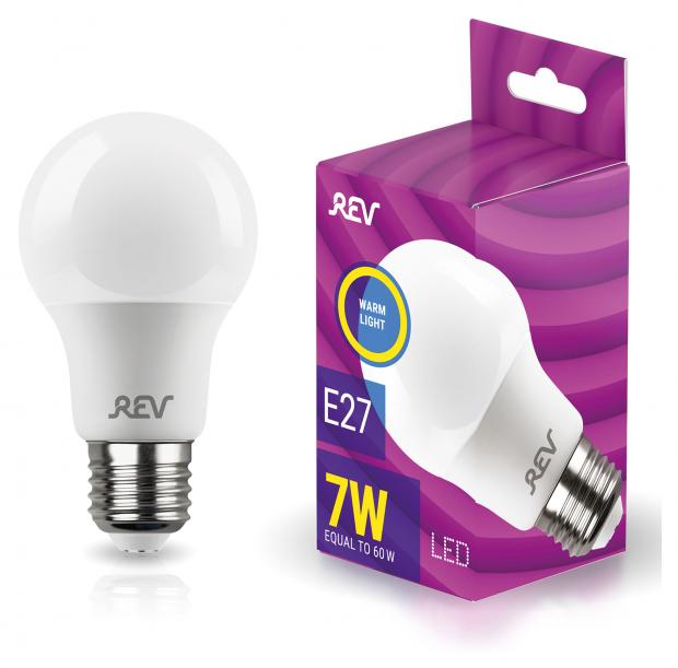 

Лампа светодиодная Rev LED Е27 7Вт 220V 2700К