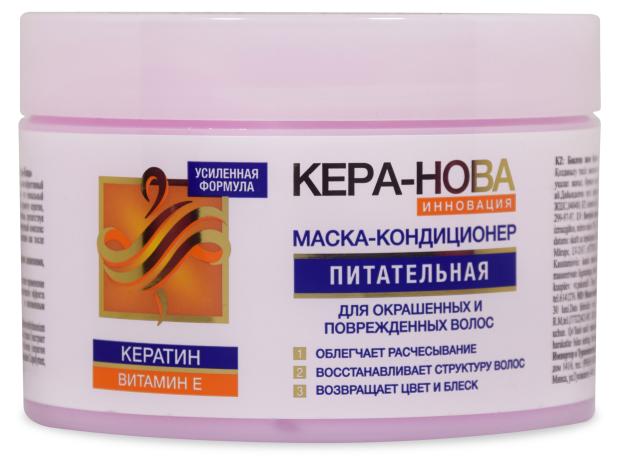 

Маска-кондиционер для окрашенных и поврежденных волос Floresan Кера-Нова Питательная, 450 мл