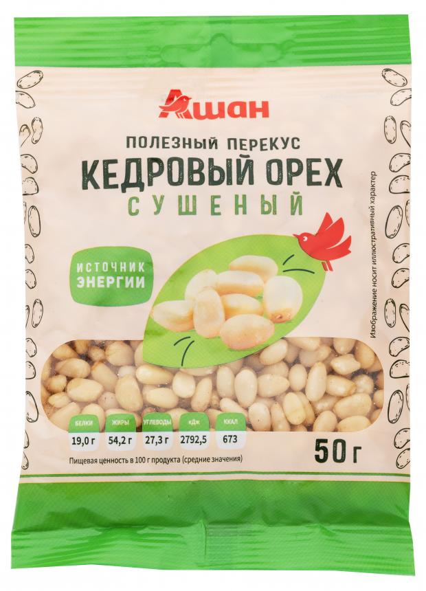 Кедровый орех АШАН Красная птица, 50 г гематоген народный плитка 40г кедровый орех