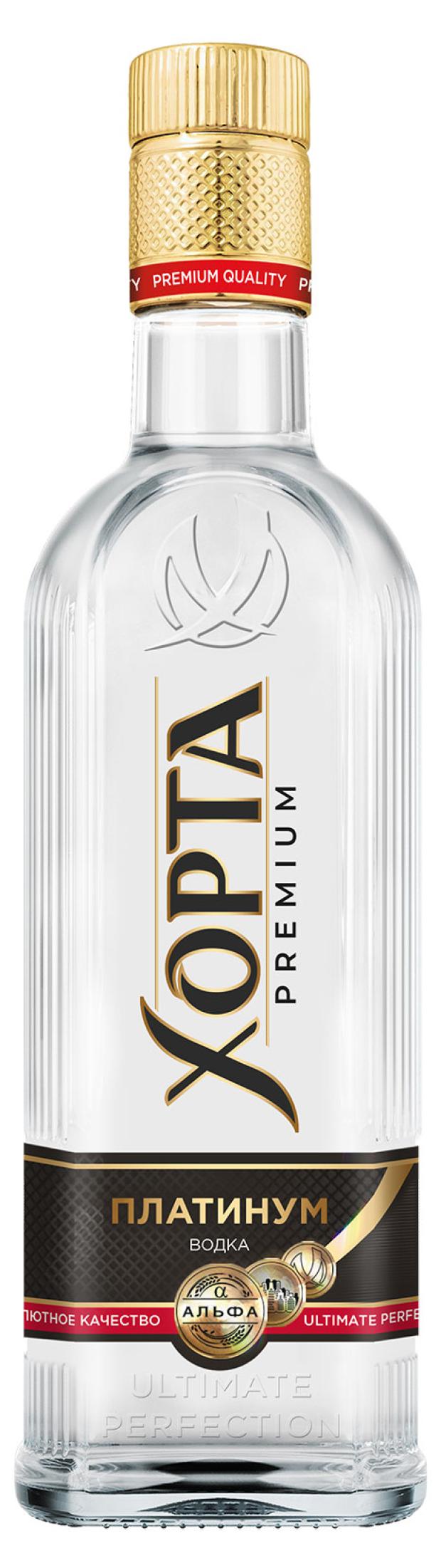 Водка Хорта Premium Платинум Россия, 0,5 л