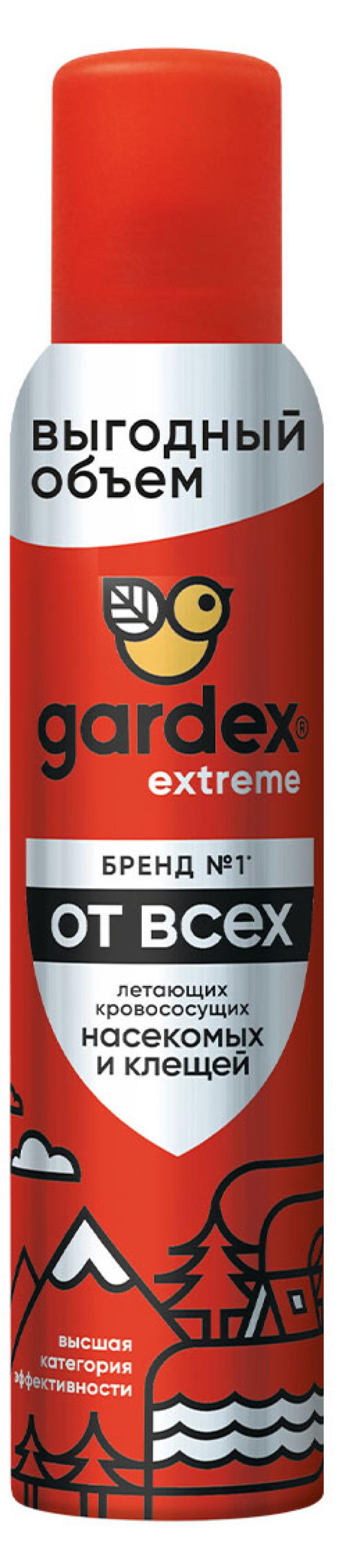 

Аэрозоль от насекомых и клещей Gardex Extreme, 200 мл