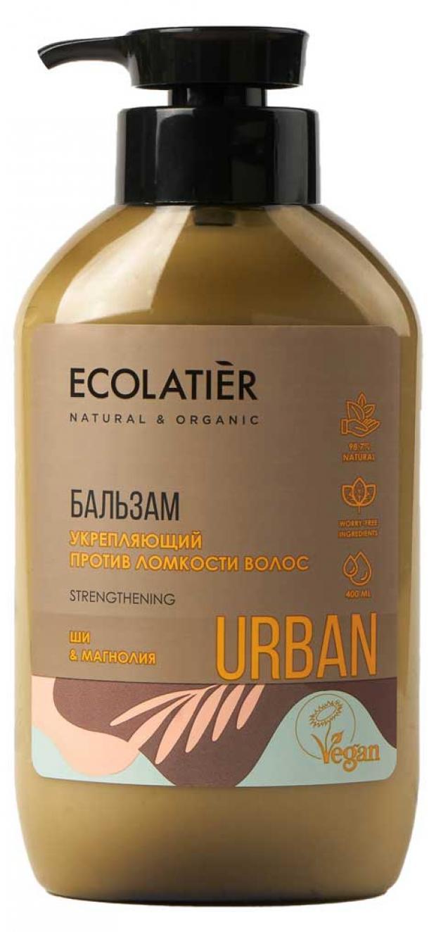 

Бальзам для волос Ecolatier Укрепляющий против ломкости волос ши & магнолия, 400 мл
