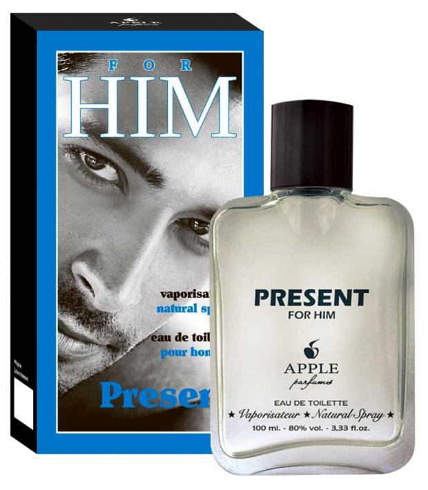 Туалетная вода Apple Parfums Present for HIM мужская, 100 мл apple parfums туалетная вода мужская sex symbol blue label 100 мл парфюм мужской