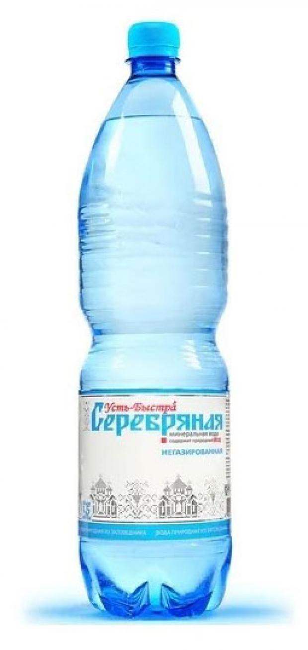 Вода минеральная Серебряная Усть-Быстра негазированная, 1,5 л