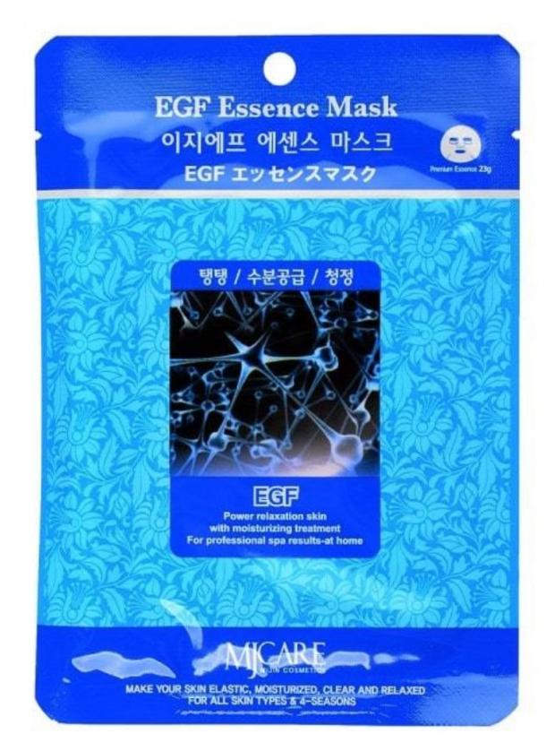 

Маска тканевая для лица Mijin essence mask с egf, 23 г