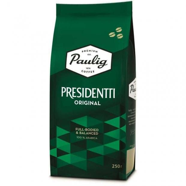 

Кофе в зернах Paulig Presidentti Original, 250 г