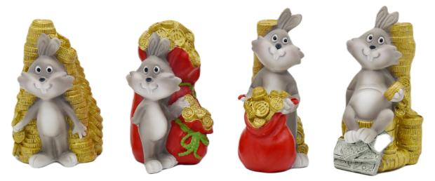 

Фигурка новогодняя Кролик, 10 см