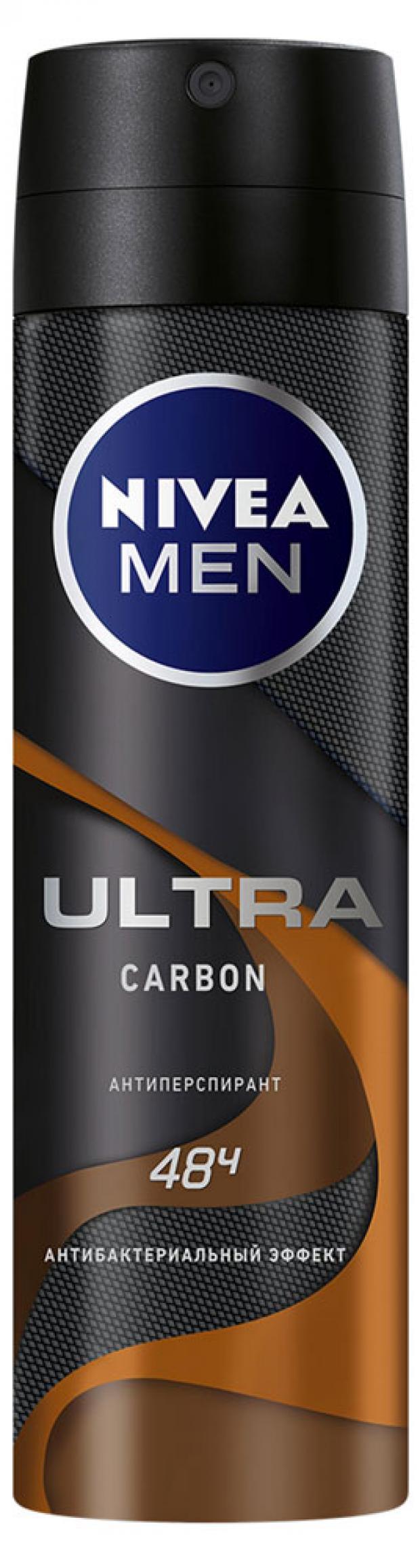 

Антиперспирант спрей Nivea Men Ultra Carbon, 150 мл