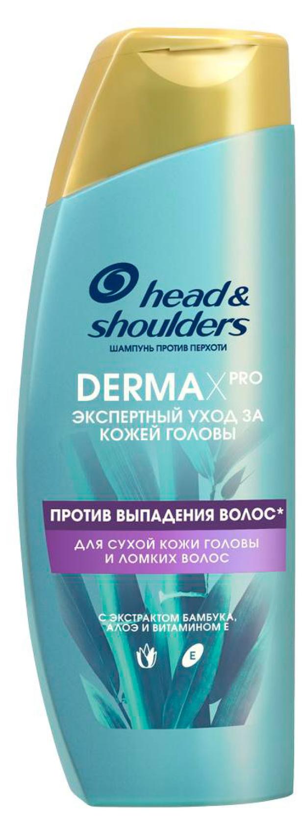 

Шампунь для волос Head&Shoulders Derma против выпадения волос, 270 мл