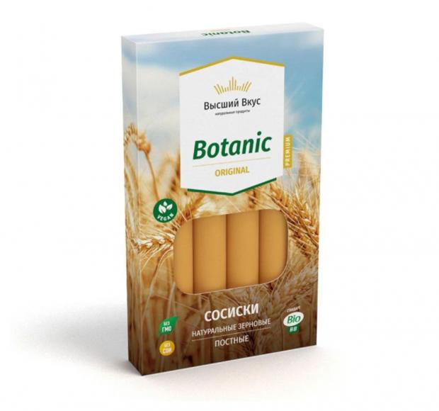

Сосиски зерновые «Высший вкус» Botanic Original натуральные постные, 200 г