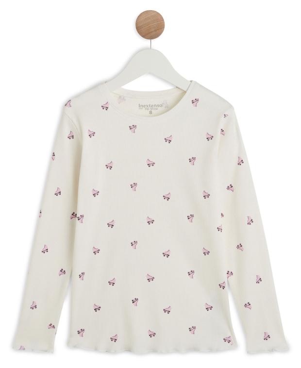 

Футболка для девочки InExtenso белая