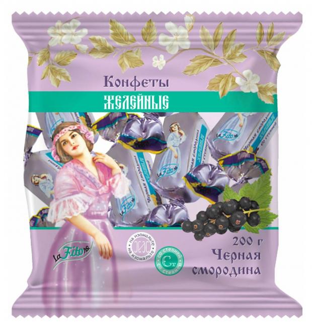 

Конфеты laFITOre желейные с изомальтом и стевией черная смородина, 200 г