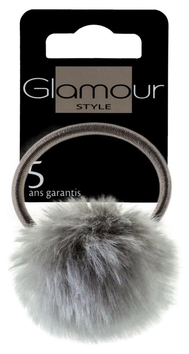 

Резинка для волос Glamour пушок, 1 шт