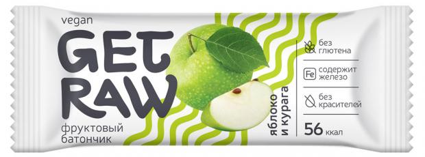 

Батончик фруктовый Get Raw яблоко и курага, 30 г