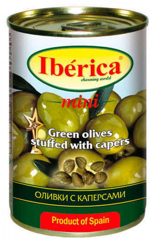 

Оливки зеленые Iberica с каперсами, 300 г